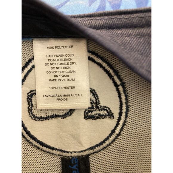 Vineyard Vines Hat Tropical Floral Mesh SnapBack Cap Blue Navy Adjustable - Picture 8 of 8